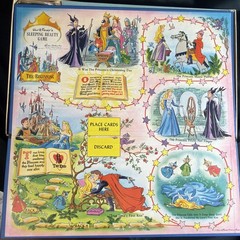 Walt Disney Sleeping Beauty Game 1958 Parker Brothers Almost Complete
