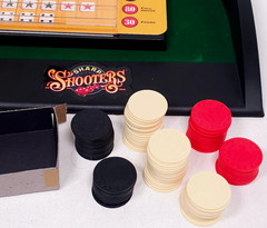 Sharp Shooters Dice Board Game w Manual Milton Bradley 1994 Dice Game Complete?