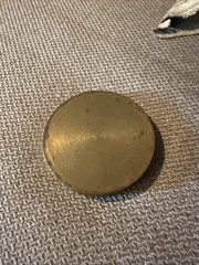 Vintage 1990s Saturn Holographic Pog Slammer Heavy Brass Retro POGs Rare Space