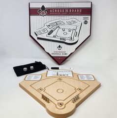 Across The Board Baseball Game Wooden Complete Made In USA Dr Toy Award 2007