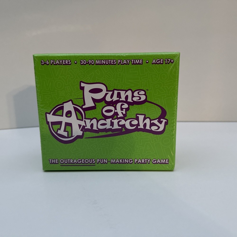Puns of Anarchy Pun Making Party Game Charty Party 2020 New Sealed