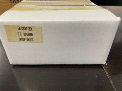 1993 Skybox DC Skycaps Return of Superman DC Comics PROMO Pogs Sheet sealed box