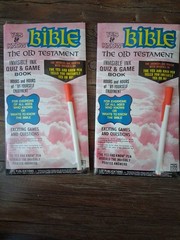 Lot Of 2 Yes & Know Bible New Testament Quiz Book Invisible Ink Sealed Free Ship