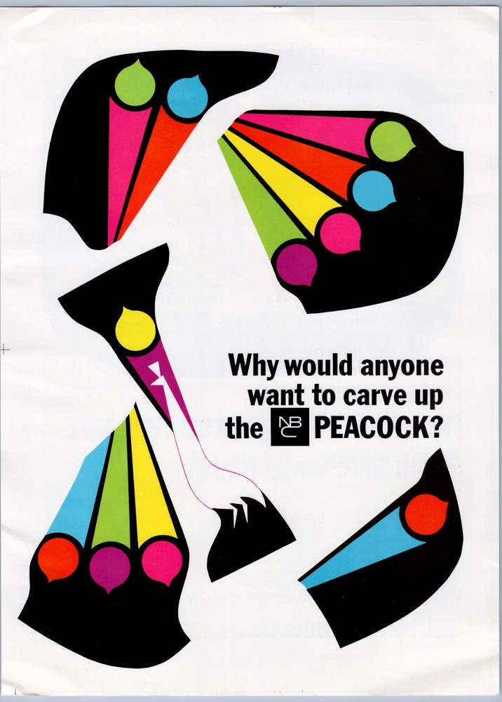 1966 Selchow & Righter Board Game Vintage Toy Ad NBC Peacock Television