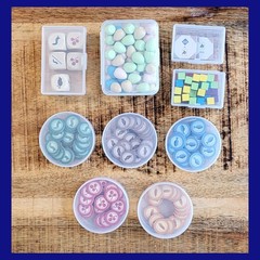 BitsBins Organizer for Wingspan Base Game, Organizes Tokens Easily and Fits i…