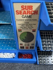 Vintage 1973 Milton Bradley Sub Search 3 Level Board Game 100% Complete