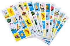 Portable Traditional Loteria Game with Colorful Cards – Fun for All Ages