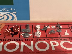 1961 Monopoly Game by Parker Brothers Complete Very Good Condition vintage