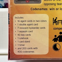 CODENAMES Top Secret Word Game Czech Games Edition Vlaada Chvatil Party Spy NEW!