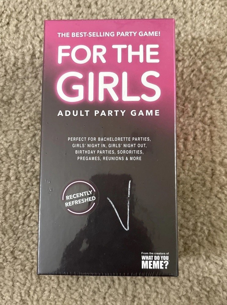 For The Girls – Adult Party Game (From What Do You Meme?) ~New Sealed