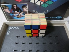 Vintage 1982 Ideal COLOR MATCH Board Game From RUBIKS CUBE COMPLETE *MINTY*