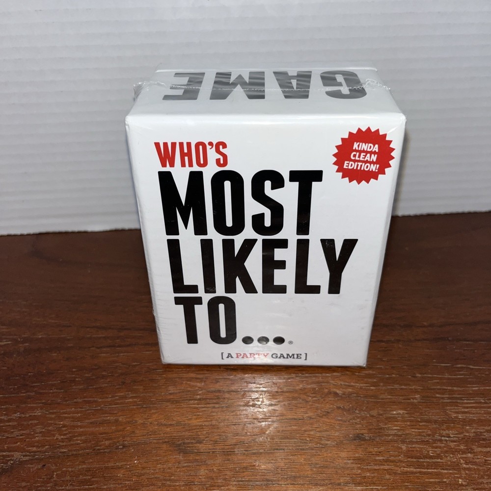 Who’s Most Likely to… Kinda Clean Family Edition [A Party Game] 2019 – New