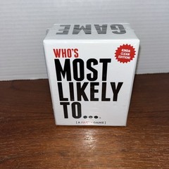 Who’s Most Likely to… Kinda Clean Family Edition [A Party Game] 2019 – New