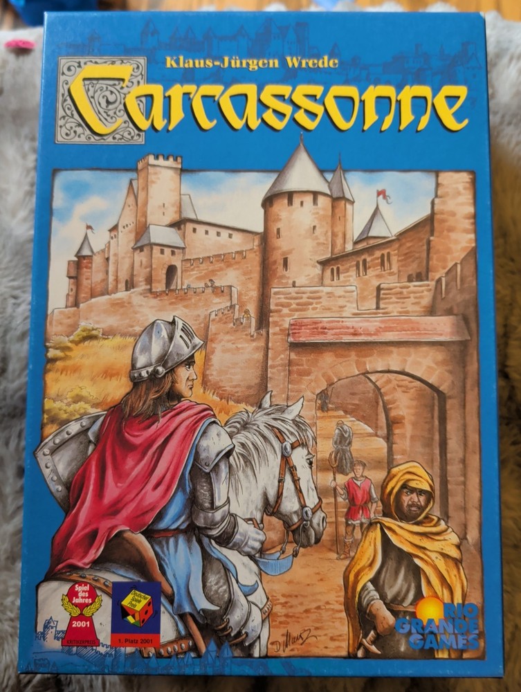 Carcassonne Board Game 2001 Ed Rio Grande Games – New / Open Box