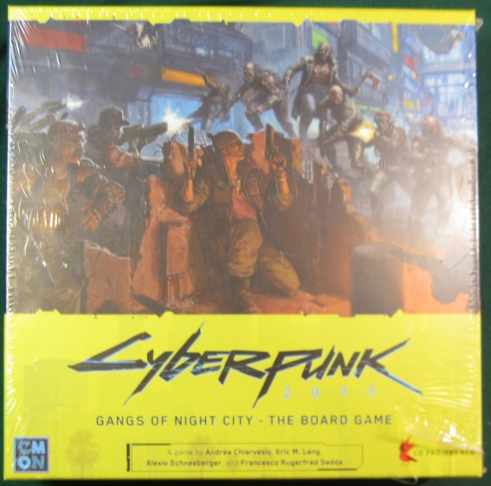 Cyberpunk 2077 Gangs of Night City, CMON (2023) Standard Edition, New Sealed
