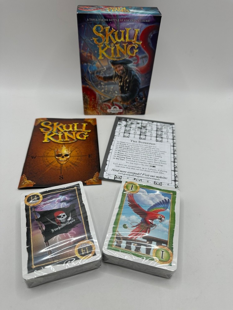 NEW Open Box Skull King Card GTame Grandpa Beck’s Games Ages 8+ 2-8 Players