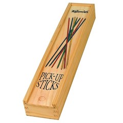 Toysmith 41 Piece Pick Up Sticks Game Classic Indoor Outdoor Fun for All Ages