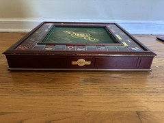 1991 Franklin Mint Monopoly Collector’s Edition Wooden Luxury Game See Pictures