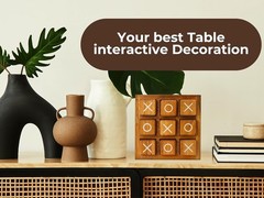 Wooden Tic Tac Toe Game 5.5 Inch – Family Tabletop Fun