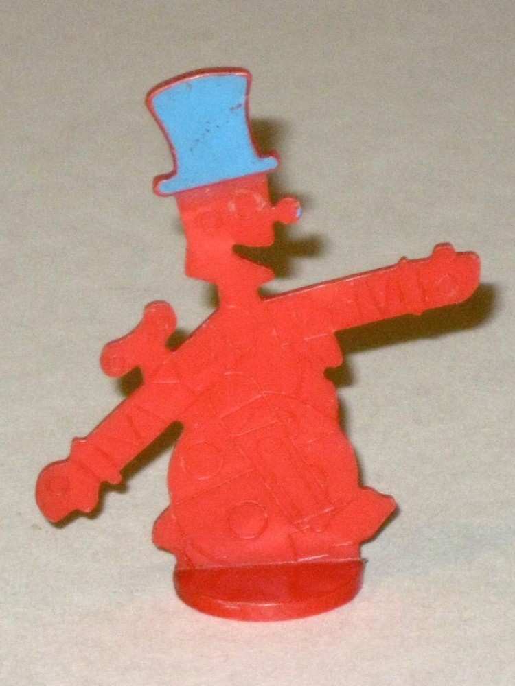 Vintage 1961 Ideal Mr. MACHINE GAME Original Board Game Piece with Blue Hat!