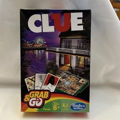 Hasbro Clue Grab & Go Travel Mystery Game 3-6 Players Portable Fun
