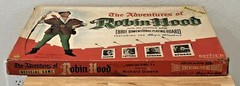 RARE VINTAGE 1956 BETTYE-B THE ADVENTURES OF ROBIN HOOD 3D BOARD GAME COMPLETE