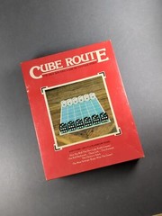 Cube Route Dice Game Vantage Point 1975 Felt Board Jumbo Dice Vintage