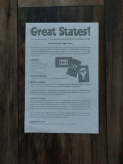 Great States Educational Board Game – Test Landmarks, Locations, Capitals, etc.