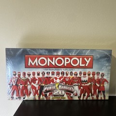 Power Rangers Monopoly Game 20th Anniversary Rare Hasbro Red Ranger Edition