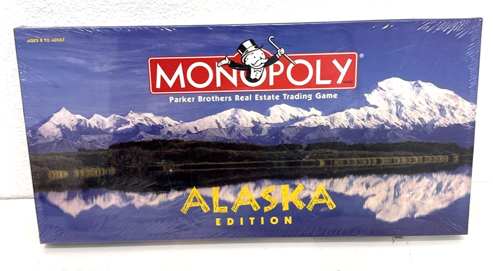 Alaska Edition Monopoly Board Game Great Land State 1997 New Sealed