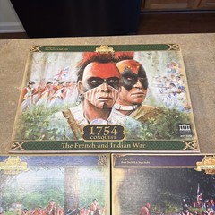1754: Conquest + 1775: Rebellion + 1812: Invasion Of Canada board games Complete