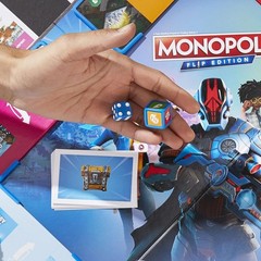 Hasbro Gaming Monopoly Flip Edition Fortnite Board Game