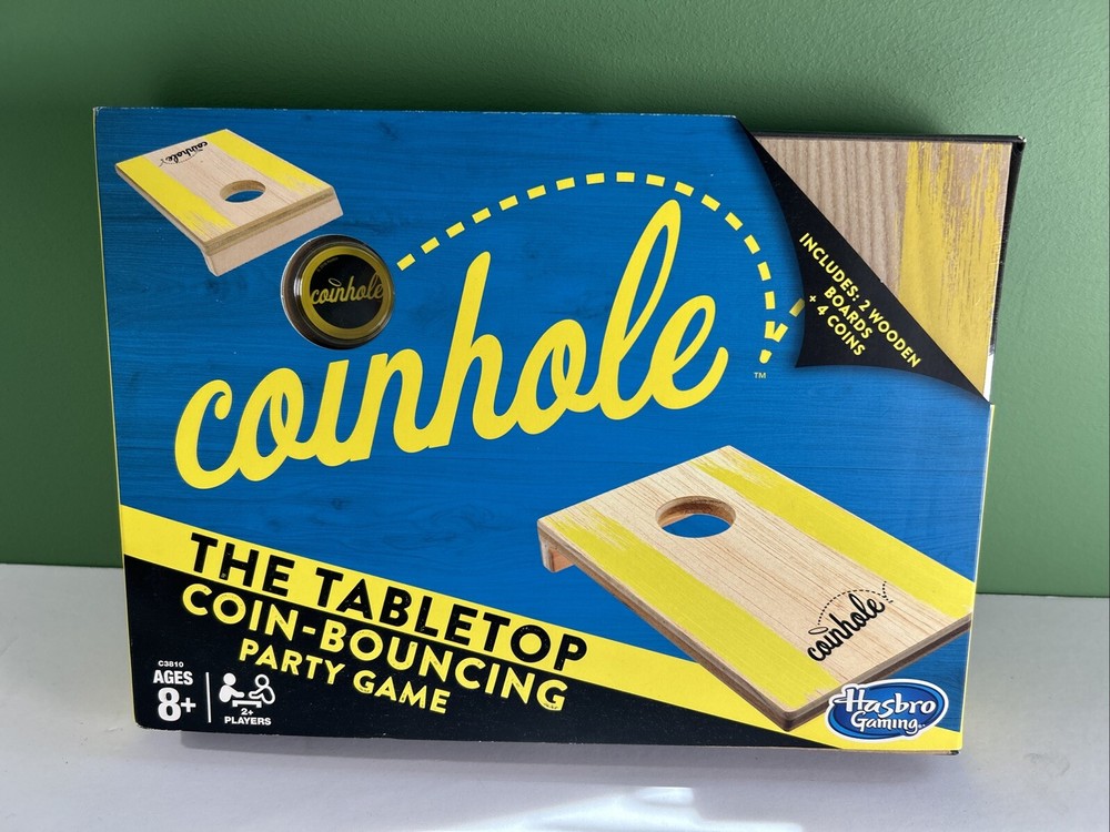 Hasbro Games Coinhole Tabletop Coin Bouncing Game Brand New Unopened