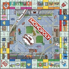 The Simpsons Monopoly Board Game 30th Anniversary Edition for 2 to 6 Players