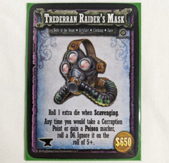 SHADOWS OF BRIMSTONE Board Game TREDERRAN RAIDER’S MASK PROMO 415 FFP