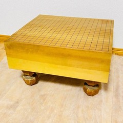 Go board Igo game Rare 5.5″ Thick Legged Heso Clamshell Size 30 Nachikuro Japan