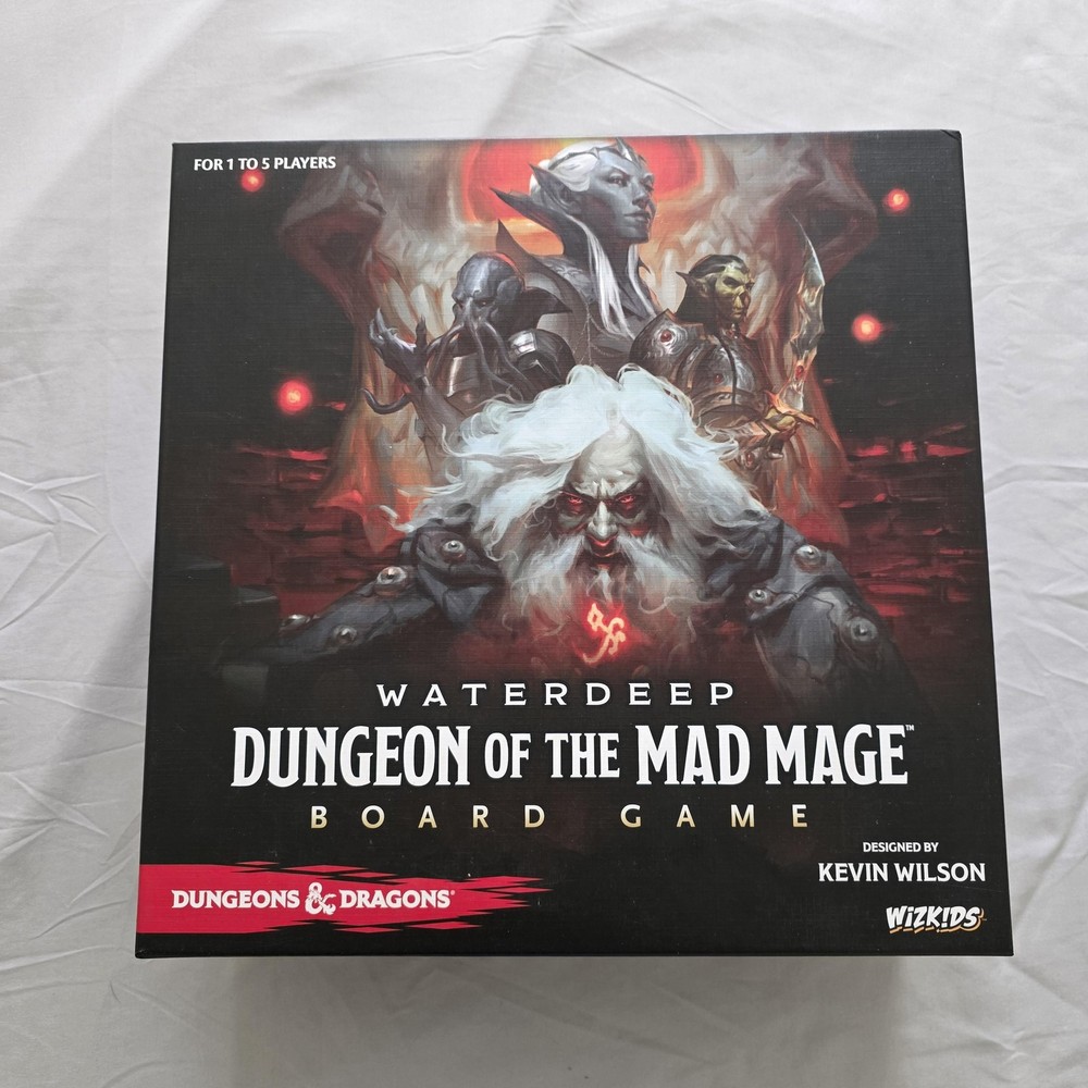 WizKids Waterdeep Dungeon Of The Mad Mage Board Game Fantasy D&D NO FIGURES