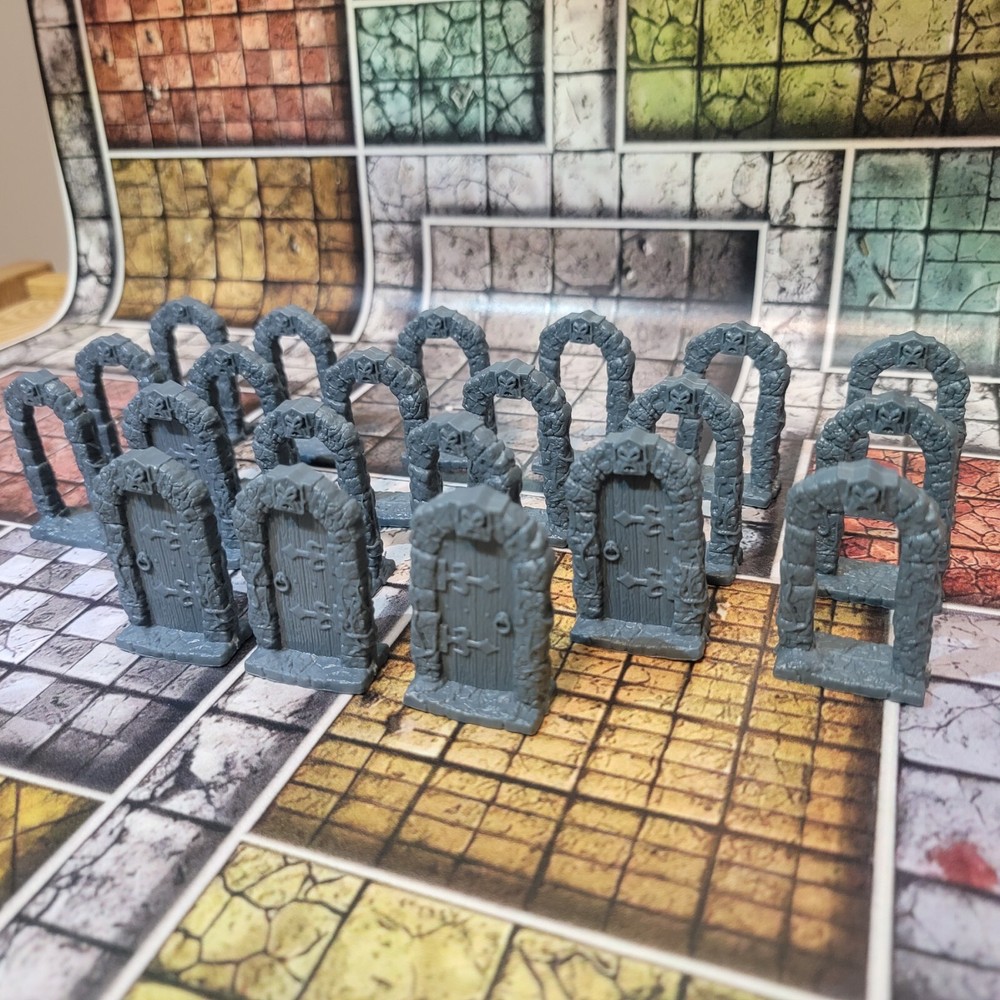 HEROQUEST Complete DOOR Set NEW!! D&D Dungeon Terrain Lot DND Miniatures