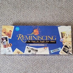 Reminiscing Board Game Nostalgia Theme Complete Dice Booklets 2 Players Ages 30+