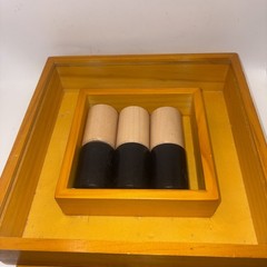 Vintage Gobblet Wood Board Game 2000 Blue Orange Games Complete Wooden Box 4×4