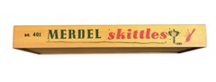 Vintage Merdel Skittles No. 401 Spin-Top Bowling Game ~ Complete w/Original Box