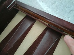 Vintage Backgammon Briefcase Set Game Folding Carry Case Brown No Manual
