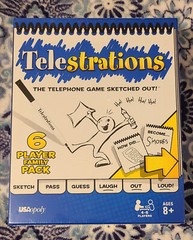 “Telestrations” The Telephone Game Sketched Out! 6 Player Family Pack For Over 8
