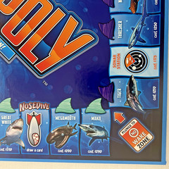 SHARK-OPOLY: A Game with a Ferocious Appetite for Fun, Late for the Sky, NEW OB