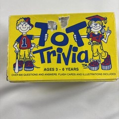 VTG Complete 1984 Tot Trivia Game 108 Cards & Over 600 Questions For Ages 3-6