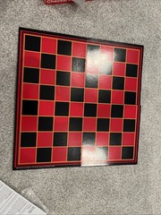 Checkers Board Game Set with 24 Pieces Classic Games