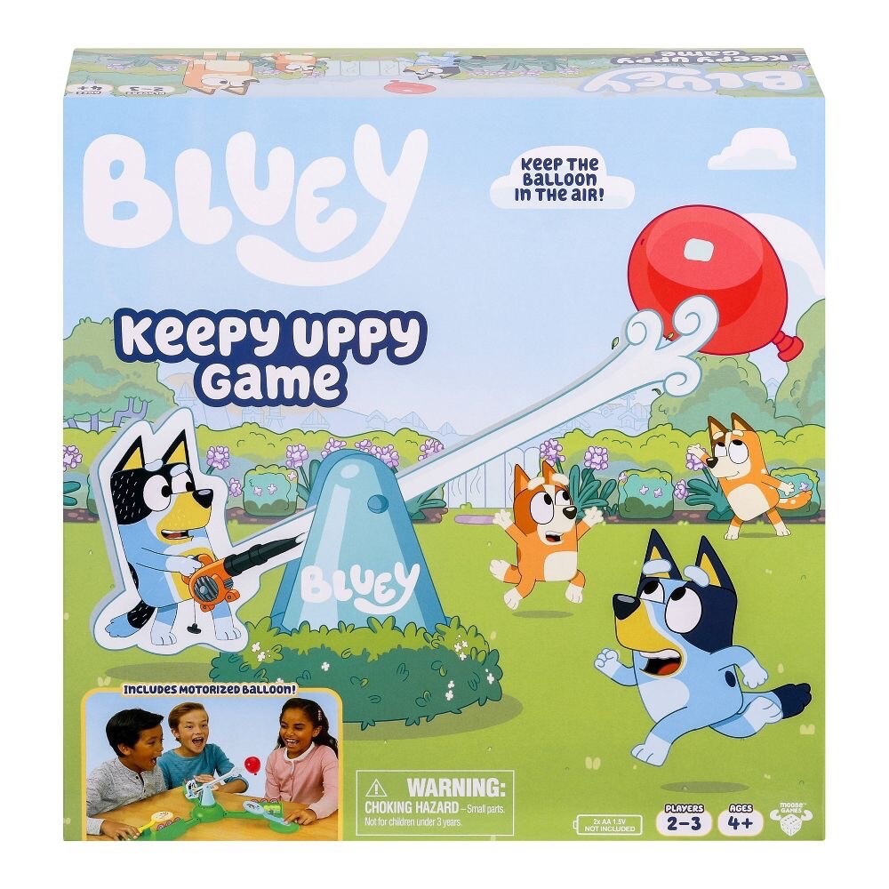Bluey Keepy Uppy Game. Includes Motorized Balloon NEW