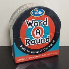 Word A Round: Race To Unravel The Word! Fast-Paced Card Game – Thinkfun 2012 NEW