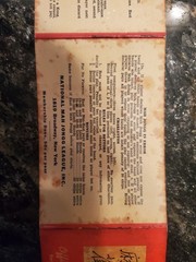HISTORIC 1941-42 NMJL Official Standard Hands & Rules Card – Red Cover