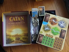 Settlers of Catan game lot with expansions Mayfair Games
